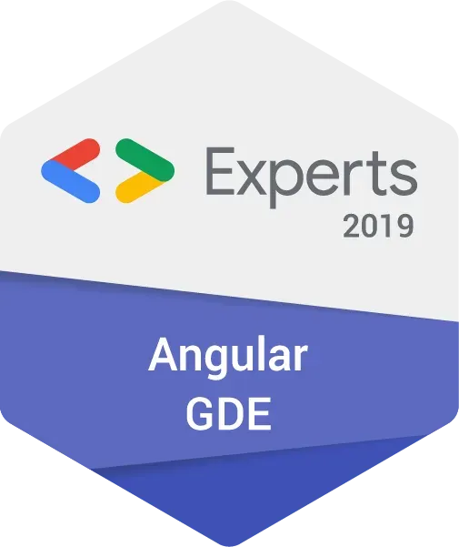 2019 Google Developer Expert Badge: Angular