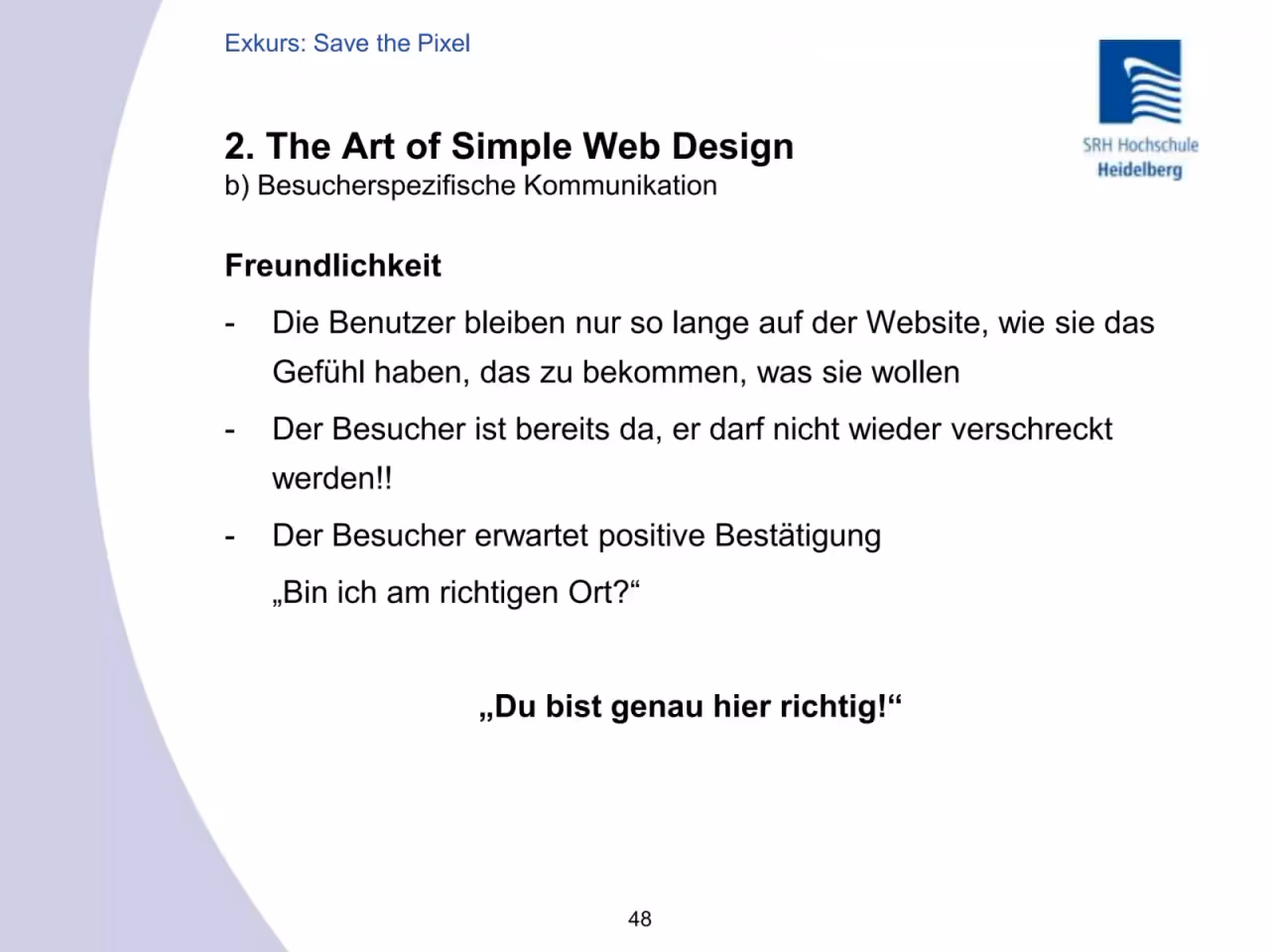 Präsentation, Folie 48 von 53